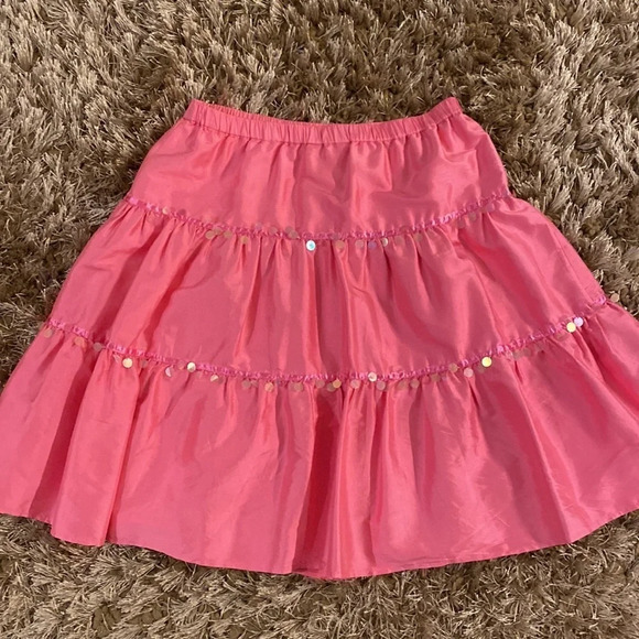 Lilly Pulitzer silk skirt size medium - Picture 4 of 4